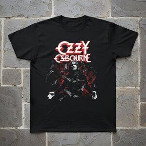 Ozzy Osbourne Graphic Tee – Dark Gothic Rock Band T-Shirt | Vintage Style Unisex